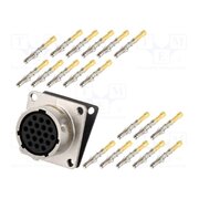RT0W01419SNH-K Connector: circular; socket; PIN: 19; female; crimped; RT360; IP67 WlqFB506eYyQy9AxpJkklBcxnRju2JQBibO066doXFs