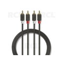 CABLE 2xRCA <-> 2xRCA , 2м