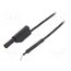 AL 8321 / ZPK / 1 / 50 / SW Test lead; 19A; probe tip,banana plug 4mm; Len: 0.5m; black WYeu8Qx27S7lRxULR2f7rgimUvfliKCqDCTfc3TvR2w