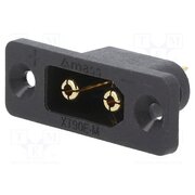 XT90E-M Connector: DC supply; socket; male; XT90; 30A; 500V; PIN: 2; straight kcQR2eBFc_2ih9BTCtAyzorwtIyk8S8alRTVcmVvtrY