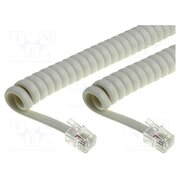 TEL-4C-02T-IV Cable: telephone; coiled,interlaced; RJ9 plug,both sides; ivory fgLaXSo_EcrEwSjX3hkCk5a3xW4RNJIUfvEfL2xnbVA