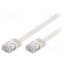 93357 Patch cord; RJ45 plug,both sides; U/UTP; 5e; stranded; CCA; 0.5m qSJXF8p-Q4zmMtE0NSx7LdQcsWxsV3NasBXaEjOA1EE