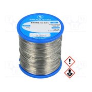 BROFIL 63 B2.1 0.5MM 500G Tin; lead-based; Sn63Pb37; 0.5mm; 500g; reel; 183°C; Flux: SW26 44V7E3ud1XnkSp8lQG2GUrracXiidXi_OH8KnTFpe2Q