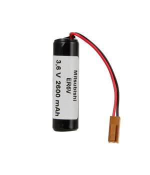 Litija baterija Mitsubishi ER6V iekārtām, 3,6 V, AA, ar vadiem un savienotāju BLC145_LJ+1.jpg