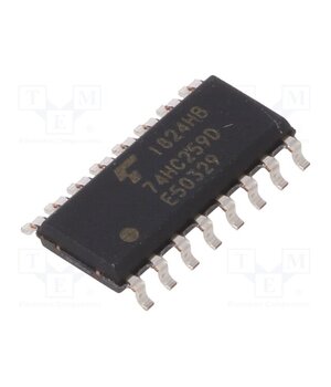 74HC259D(BJ) IC: digital; latch; Ch: 8; 2÷6VDC; SMD; SO16; HC; -40÷125°C; tube tEP6ClGYfZUUk-qjLrZWbDXeiv7uQxT_dlDKCBho53A