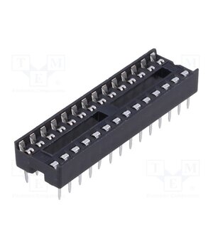 DS1009-28AT1NS Socket: integrated circuits; DIP28; 7.62mm; THT; Pitch: 2.54mm UDvksJ7f4hYRzzCwacBiOC4a2Mkr21Fv8rmdRtxuMtA