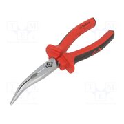 T3907 8 Pliers; curved,half-rounded nose; 200mm f9RGfq17U32CvNPCjS7BJTk5bKBIaDQAdfELBYyeiNQ