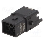 09100053006 Connector: HDC; contact insert; male; Han® 1A; PIN: 6; 5+PE; size 1A w7KmZMwJA6mACP_ZGf1THvxMsbsv3sldrNw_U8b9icE