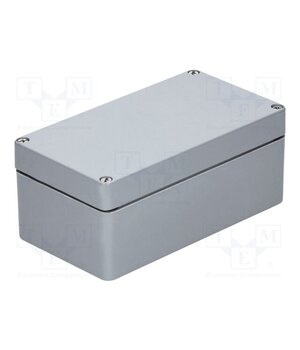 GJB-22012291 Enclosure: multipurpose; X: 122mm; Y: 220mm; Z: 91mm; polyester; grey SPqB3X3yy9cfw7GATxrAbHNMlNBBHIBazzPRHKXw6jQ