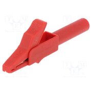 24.0157-22 Crocodile clip; 15A; 300V; red; 4mm; Plating: nickel plated -2HOT3DKbqqMqewC9TwAiT0YNorJXF9SP0C5yvQnH9w