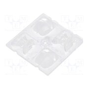 C12360_STRADA-2X2-DNW LED lens; square; transparent; H: 12.27mm; Body dim: 50x50mm rdd87ILg3XjxSzY3McEclyvlxyBX6pz3BtLpH9UCJ4o