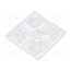 C12360_STRADA-2X2-DNW LED lens; square; transparent; H: 12.27mm; Body dim: 50x50mm rdd87ILg3XjxSzY3McEclyvlxyBX6pz3BtLpH9UCJ4o