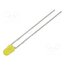 TLLY4401 LED; yellow; 3mm; 0.63÷1.2mcd; 50°; Front: convex; 2.4÷2.9VDC mc6Jpdhx0Xy0VpZqRlqfwuARnIRGhZjaObsFcnkT5Gs