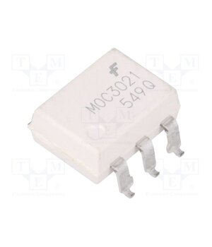 MOC3021SM Optotriac; 5.3kV; Uout: 400V; SMT6; Ch: 1; MOC302XM dz4j0WM1ZmvBg4iXlEGCKzcE0JuJclcEkoPxNSJtttQ