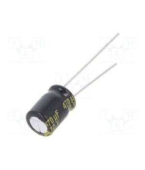 EEUFM1A471 Capacitor: electrolytic; low ESR; THT; 470uF; 10VDC; Ø8x11.5mm Z5-cHWbiuSYipZ2hdgYzI0V_cYPi6MUJ9TUzYi8hoGI
