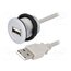 09454521920 USB socket; 22mm; har-port; -25÷70°C; Ø22.3mm; IP20; silver _C1rsjTqLZf7L3e9pUpjl8NO8NP7UO_u0oCN3PPh1Yg