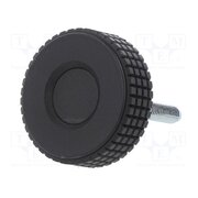 MBT.50 P-M8X30-C9 Knob; Ø: 50mm; Ext.thread: M8; 30mm; H: 33mm; technopolymer PP; MBT-P 78OmZXtRt8mfNK6q-LjcyuMIwppyDId2bXrZRK04m0c