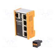 UF05T Switch Ethernet; unmanaged; Number of ports: 5; 18÷30VDC; RJ45 vTrY42eBbFjWzPVbAVLSdCnWNEloslv3Mp7X9SBmZGQ
