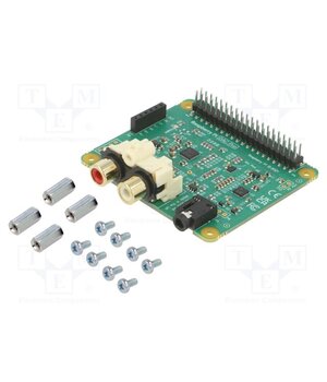 RASPBERRY PI DAC PRO - GREEN PCB Accessories: expansion board; Comp: PCM5242; 58x65mm; 0÷50°C 8SOOct94ZSVdiVQhnikxURUFru4xLzyqFO15SinDFgs