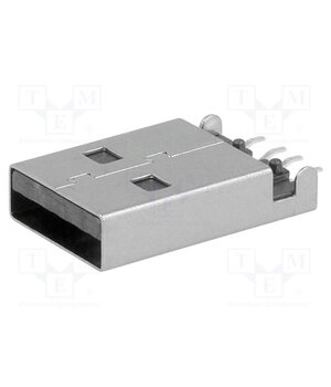 48037-2200 Connector: USB A; plug; male; on PCBs; SMT; PIN: 4; horizontal mEp9i70MipcZtrHqxwvkybNeWgV8eYl3TnBdWjaV1EA