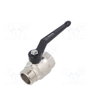 335.06-EF Ball valve; max.25bar; nickel plated brass; -15÷90°C Qh6CTuP3J3xo7XT9_XbR6jMI-FbRzaS-Xkrx-HuSrrk