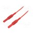 CIH30240R Test lead; 1kVDC; 10A; banana plug 4mm,both sides; Len: 1.5m; red 1ZSYJOSgb5uASPi6_-NsKh0-8O8vtgwW0CPDZq5-e6k