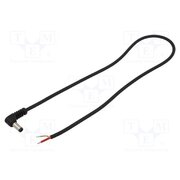 A25-TT-C100-050BK Cable; 1x1mm2; wires,DC 5,5/2,5 plug; angled; black; 0.5m LUGAp68_EwPhsuS_z_jiujlHWAjQSFQUmbkrpANoXOM