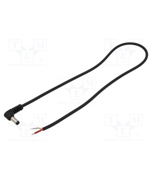 A25-TT-C100-050BK Cable; 1x1mm2; wires,DC 5,5/2,5 plug; angled; black; 0.5m LUGAp68_EwPhsuS_z_jiujlHWAjQSFQUmbkrpANoXOM