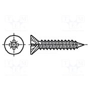 2098296 Screw; for metal; 2.2x16; Head: countersunk; Pozidriv; PZ1; zinc Tu_GeVkum2UiaYqkNB3mnxK_lYvpnzgKpIWdbWGPJvA
