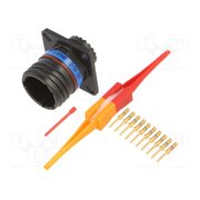 D38999/20ZC98PN Connector: military; socket; male; PIN: 10; straight; crimped; 7.5A KmZjpAgccoPmmtUDm0HG1SmSTT57AsOEvzRycZDNl0Y
