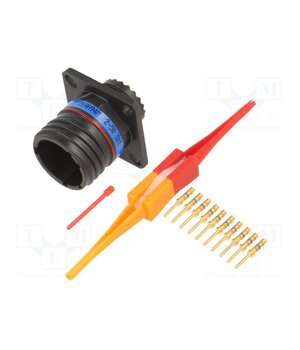 D38999/20ZC98PN Connector: military; socket; male; PIN: 10; straight; crimped; 7.5A KmZjpAgccoPmmtUDm0HG1SmSTT57AsOEvzRycZDNl0Y