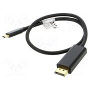 CA-CMDP-10CU-0005-BK Adapter; DisplayPort 1.2,USB 3.2; DisplayPort plug,USB C plug Kngm7bJ7t4xhJuVzoV-elkPWY5nrAnwpNhiKow1RLQI