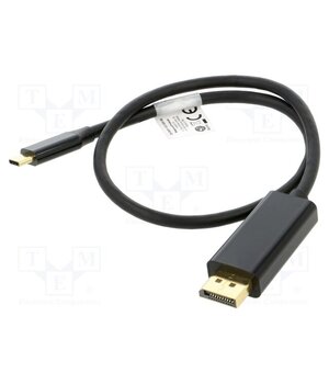 CA-CMDP-10CU-0005-BK Adapter; DisplayPort 1.2,USB 3.2; DisplayPort plug,USB C plug Kngm7bJ7t4xhJuVzoV-elkPWY5nrAnwpNhiKow1RLQI