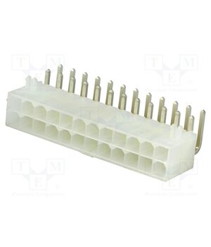 39-30-1240 Connector: wire-board; socket; male; PIN: 24; Mini-Fit Jr; 9A; THT 53eR50QXHNf5HZE9wEQqozpIYRZgM1nzX78Wy8X84mQ