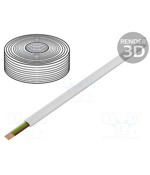 TC1000S-100M Wire: telecommunication cable; stranded; white; 100m; Core: CCS 1LZl4XrbPGAWiSoxYqNYSPVW7g5pPZfmizGlpIvrSP0