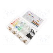 OKLEDT02406A Diode: LED-kit; THT; 3mm,5mm; 560pcs; 1.8÷2.4/2.7÷3.4VDC; 20mA; 30° TfVMBcEQtPF1JbJ6spYsUasAZJSXCgZgMHMadcKjYmw