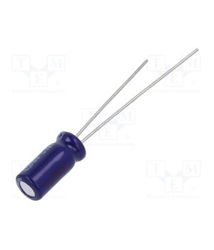ECA1VM470 Capacitor: electrolytic; THT; 47uF; 35VDC; Ø5x11mm; Pitch: 2mm; ±20% X9wiCkTK1WxRqeqSBGiTrl3pzBvxSrF8w8Odz6OjlI4