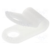 FIX-CC-25 Fixing clamp; Cable P-clips; Øbundle : 3.2mm; polyamide; natural ABpDfGSlasusDL25EiwI4JVZ0VdGnsja2Vp1-DJ8SJA