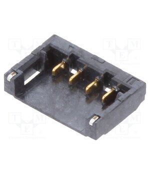 12SH-A4-04-GS-SMT-BK Connector: wire-board; socket; male; PIN: 4; 2A; 50V; vertical; SMT bUXvn37zAKM5dvN5Z6xfCZdnVZ3utVGPif3hhkuQems