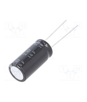 BRP002R8L106FA Supercapacitor; THT; 10F; 2.8VDC; ±20%; Ø12.5x26mm; 50mΩ; -40÷65°C gSWNnzShXGwWUdVQd0qD2MOI2t_zxe7sUGltoNKXbiY