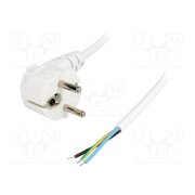 LT322 H05VV-F 3X0.75 3.0M WHT Cable; 3x0.75mm2; CEE 7/7 (E/F) plug angled,cables; PVC; 3m; 6A FnEU-ZTdr4oAmKYlLjs0csVt2GyZfUtQw503BToNRVw