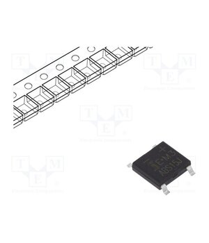 ABS15J Bridge rectifier: single-phase; Urmax: 600V; If: 1.6A; Ifsm: 50A 9dbryqXIflxuGwfmrETLPeL4mOOWAr9l9j8YRxqayEs