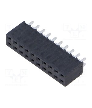 SSW-107-01-G-D Connector: pin strips; socket; female; PIN: 14; straight; THT; 2x7 zbGbT60mGRuanO8VXY5dGBclWp5DCvW0gziRMRQXpwg