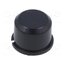 1D09 Button; round; black; Ø9.6mm; plastic ZneXUgvwbqY0TU7asXG6CMNuoP4ZaMp3aJcOXidLgBk