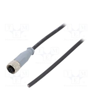 43-10032 Connector: M12; plug; female; PIN: 4; straight; cables; 2m Pp-or5DZbNZxRHNVcaVzyzE7TwHzpzv5W7PSM3R5e8Y