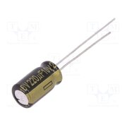EEUFM1A221 Capacitor: electrolytic; low ESR; THT; 220uF; 10VDC; Ø6.3x11.2mm vjQiHoxXrHmzO060JhxBE898qEzikwGI_Lum8FSX2O4