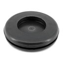 ĮVORĖ LAIDUI PVC,  D=19mm / kiaurymė 26mm,  panelės storis iki 2.4mm