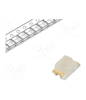 LY R976 LED; yellow; SMD; 0805; 2÷2.5VDC; 2.1x1.35x0.9mm; 150°; 20mA Adi0FXDl_kI5atYwOVnetBiaR1Uhljc6Rm3Ytp0QwGI