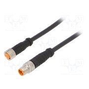 0810 0800 03 300 0,6M Cable: for sensors; M8; PIN: 3; 0.6m; plug; 60VDC; 50VAC; 4A; 0800; PUR 3LNr1VnubrTQuv4b7IAbNDoEegbahFLOjQ0tzWcbd3s