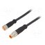 0810 0800 03 300 0,6M Cable: for sensors; M8; PIN: 3; 0.6m; plug; 60VDC; 50VAC; 4A; 0800; PUR 3LNr1VnubrTQuv4b7IAbNDoEegbahFLOjQ0tzWcbd3s
